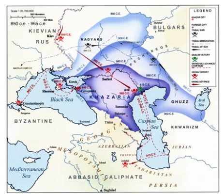 Rus-Khazarian İttifakı: 1. Yüzyılda Güney Rusya'da Devletlerarası Diplomasinin Önemi